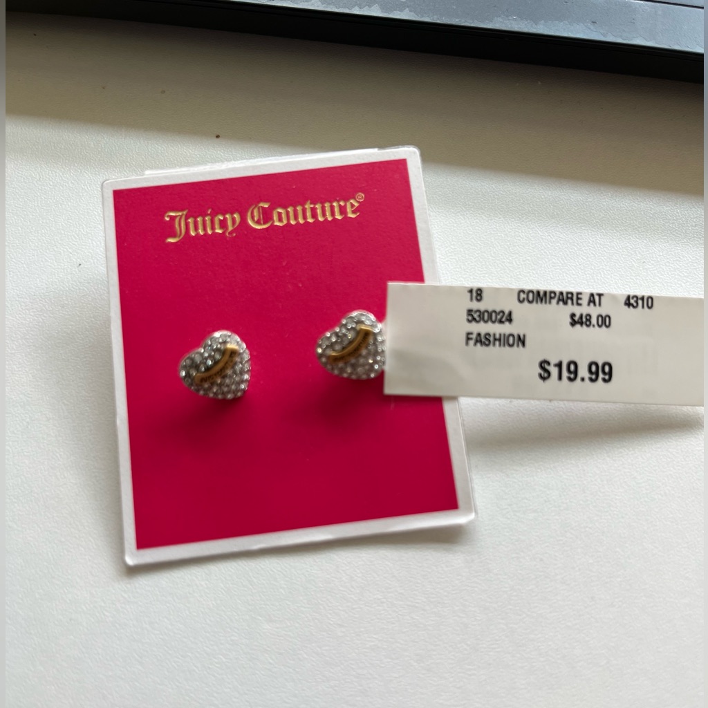 Juicy Couture Earrings Brand New